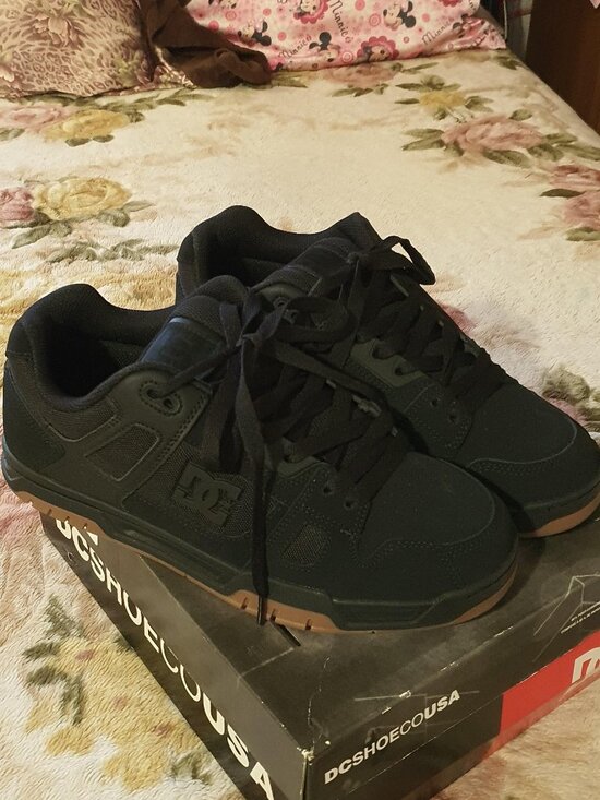 DC Shoes Stag Mens Skate Sneakers in Black Gum - 12.5 US main image 6